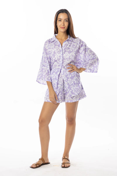 Bindu Robbie Shorts-Lilac