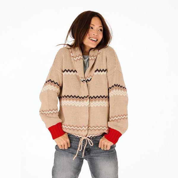 Kerri Rosenthal Shawl Collar Ker-Isle Cardigan
