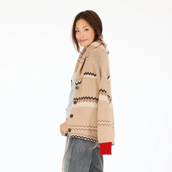 Kerri Rosenthal Shawl Collar Ker-Isle Cardigan