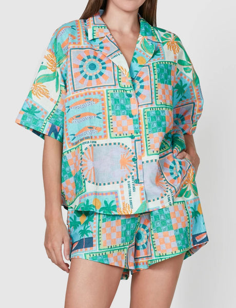 Walnut Tropez Short-Copacabana
