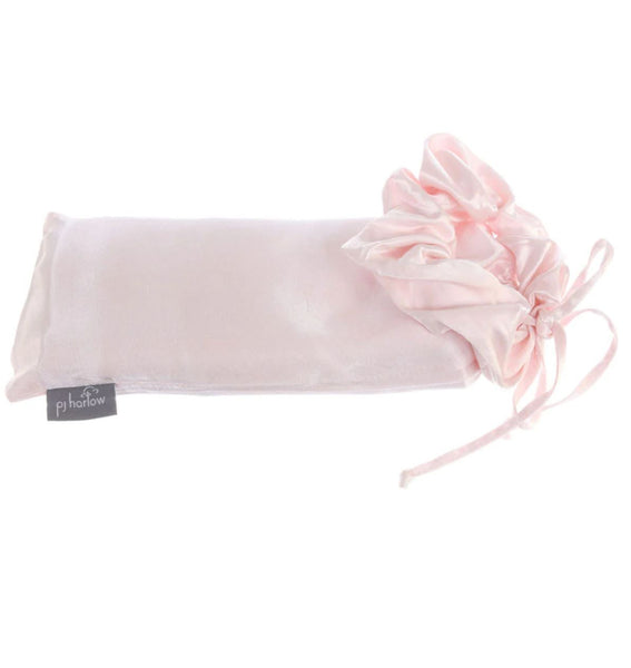 PJ Harlow Standard Satin Pillowcase with Scrunchie