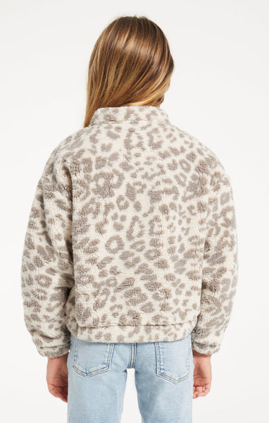Z Supply Girls Denver Leopard Jacket