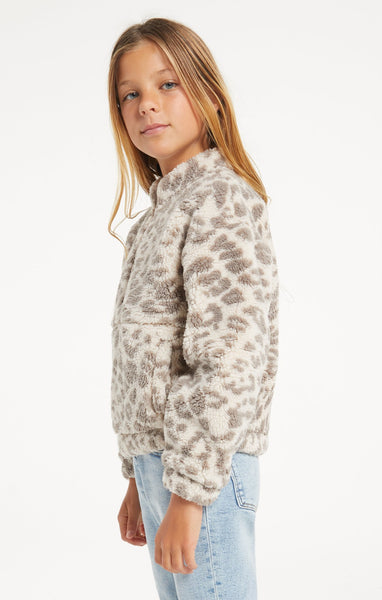 Z Supply Girls Denver Leopard Jacket