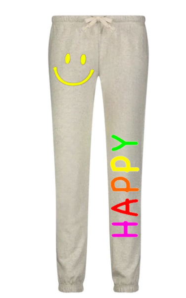 HipChik Sweatpants-Neon Happy
