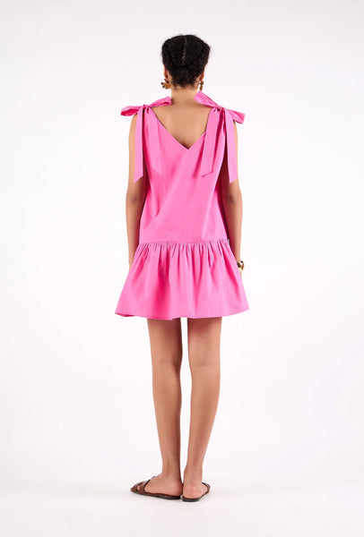 Beyond By Vera Maci Dress-Fuchsia