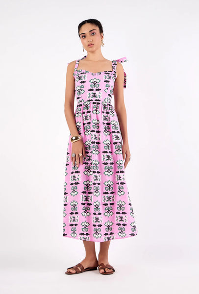 Beyond By Vera Jackie Dress-Papillon Peony