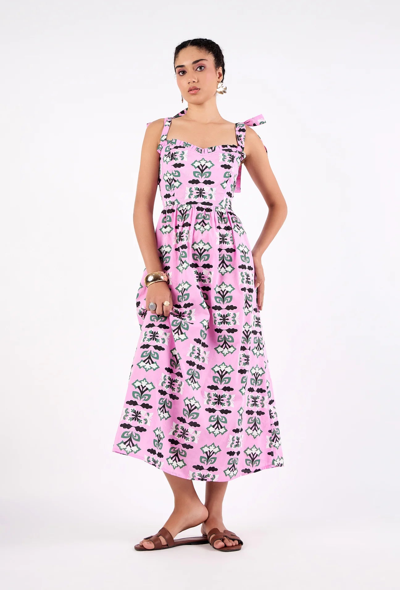 Beyond By Vera Jackie Dress-Papillon Peony