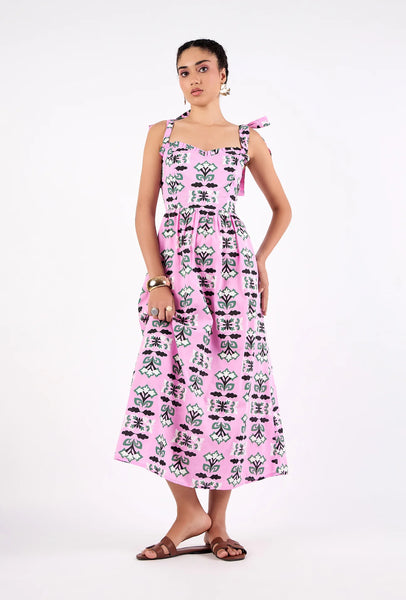 Beyond By Vera Jackie Dress-Papillon Peony