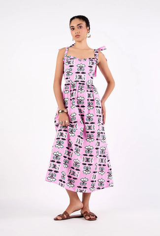 Beyond By Vera Jackie Dress-Papillon Peony