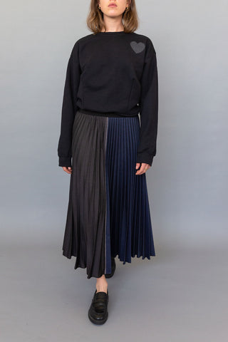 Loyd Ford Two Tone Denim Skirt