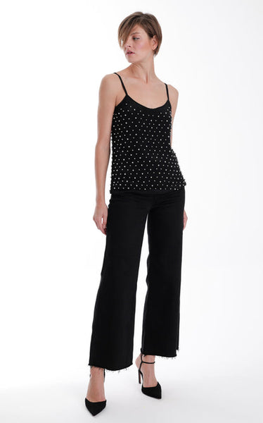 Karina Grimaldi Chloe Beaded Top