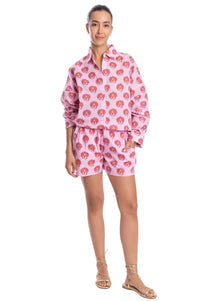 Bindu Robi Shorts-Deep Pink