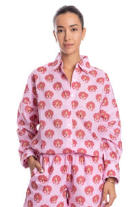 Bindu Robi Shorts-Deep Pink