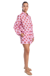 Bindu Robi Shorts-Deep Pink