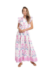 Bindu Paulina Dress-Cotton Candy