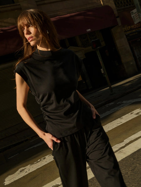 Nation Ltd. Andrea Side Shirred Top