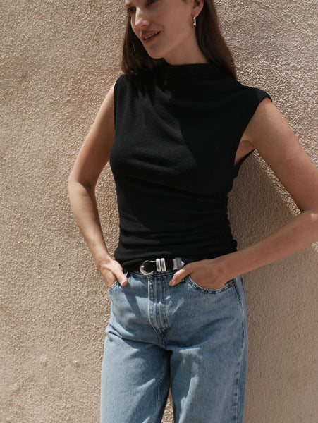 Nation Ltd. Arielle Draped Wrap Top