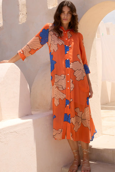 Oliphant Shirt Dress Midi