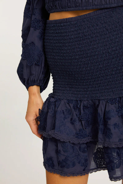 Caballero Leah Peacoat Navy Skirt