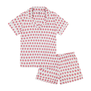 Ro's Garden Cora Short Sleeve Pajama Set-Love Bug