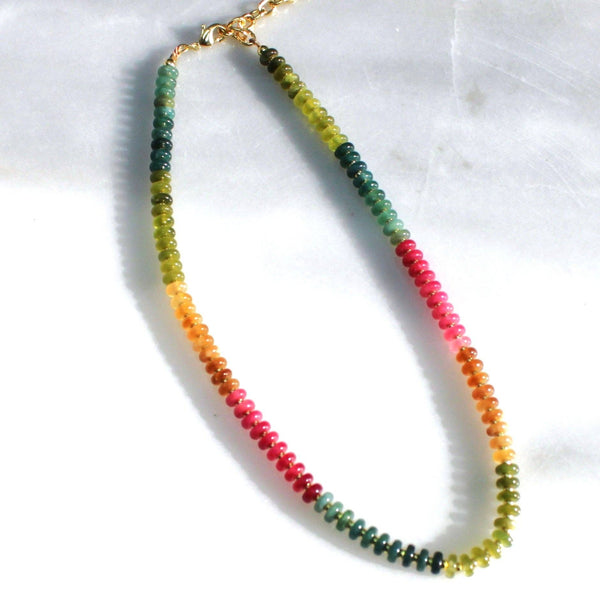 The Silver Wren Desert Hues Beaded Necklace