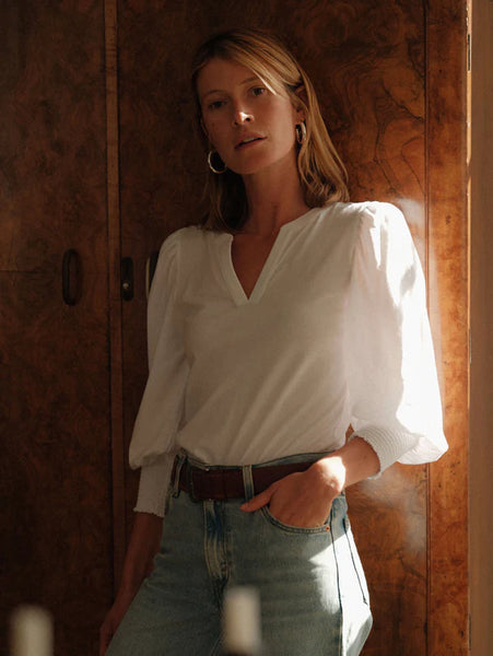 Nation Ltd. Flora Peasant Tee