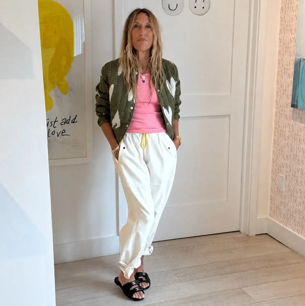 Kerri Rosenthal Ikat Heart Bomber