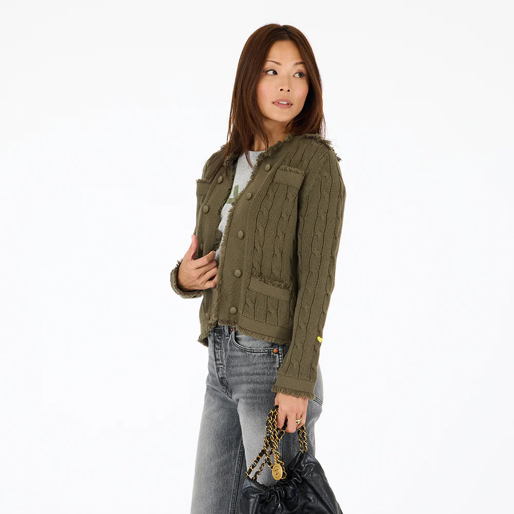 Kerri Rosenthal Beau-Lero Fringe Cardigan