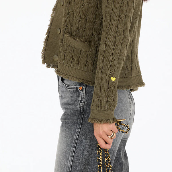 Kerri Rosenthal Beau-Lero Fringe Cardigan