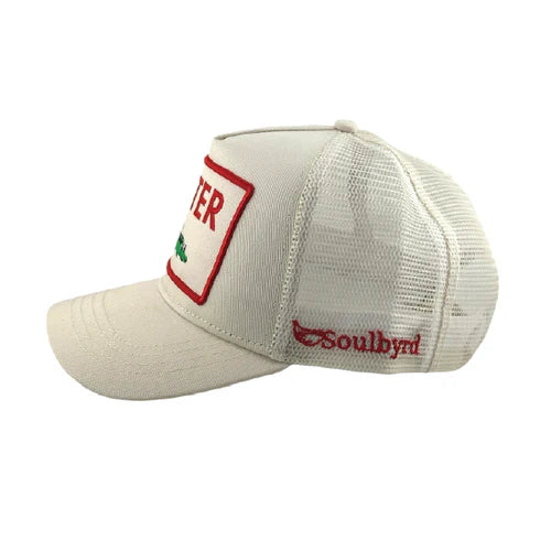 Soulbyrd 'Later Gator' Trucker Hat-Ivory