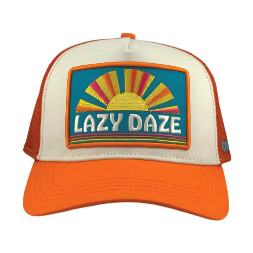 Soulbyrd 'Lazy Daze' Trucker Hat-Orange