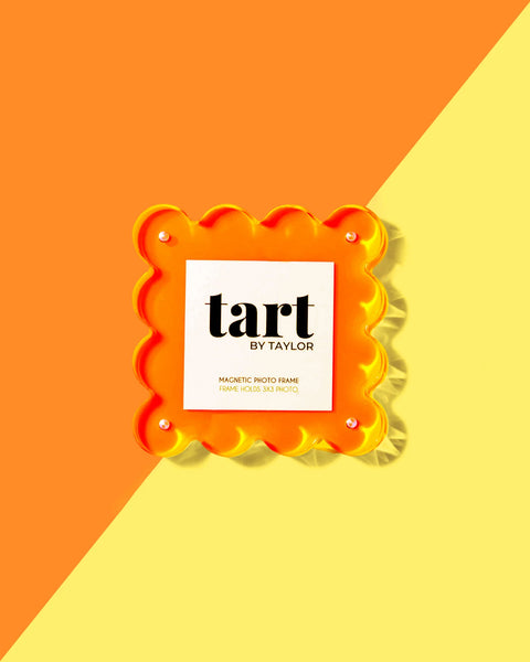 Tart by Taylor Mini Acrylic Picture Frame-Neon Orange