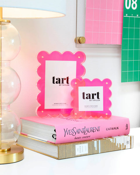 Tart by Taylor Mini Acrylic Picture Frame-Neon Pink