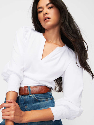 Nation Ltd. Flora Peasant Tee