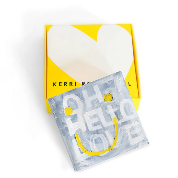 Kerri Rosenthal Oh Hello Smiley Block of Love