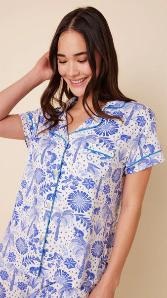 Cat's Pajamas Palmera Pima Capri Set