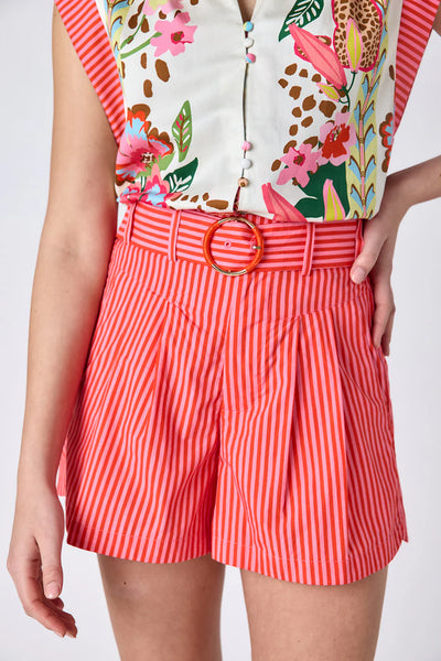 Crosby Lettie Short-Rosy Ribbon