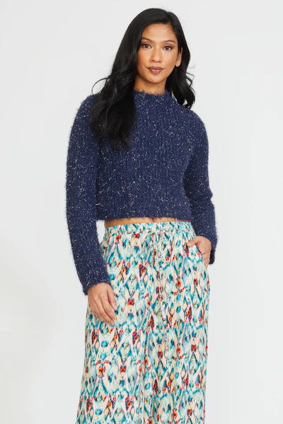 Stellah Cropped Pullover Sweater