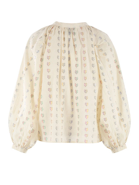 The Shirt 'The Minka Shirt'-Lurex Hearts