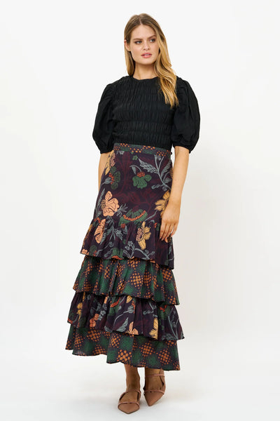 Oliphant Ruffle Maxi Skirt