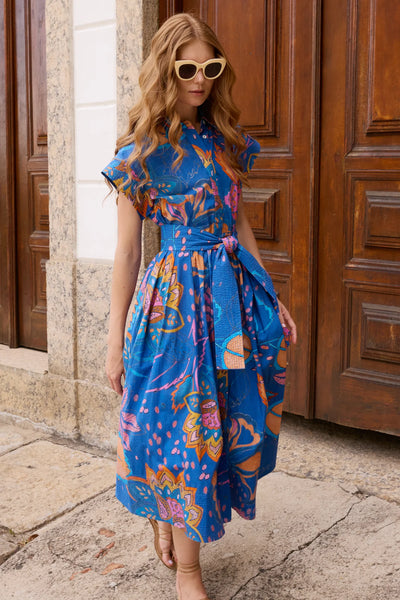 Oliphant Belted Shirt Dress