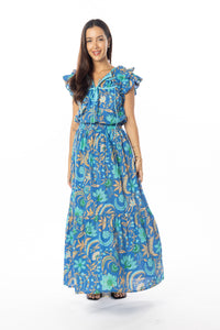 Bindu Willow Skirt-Royal Blue