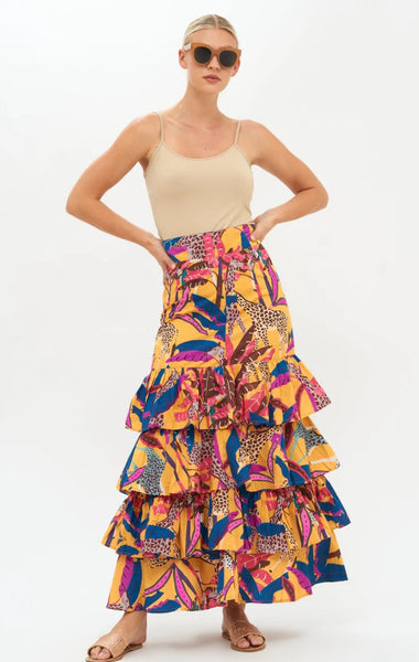 Oliphant Ruffle Maxi Skirt