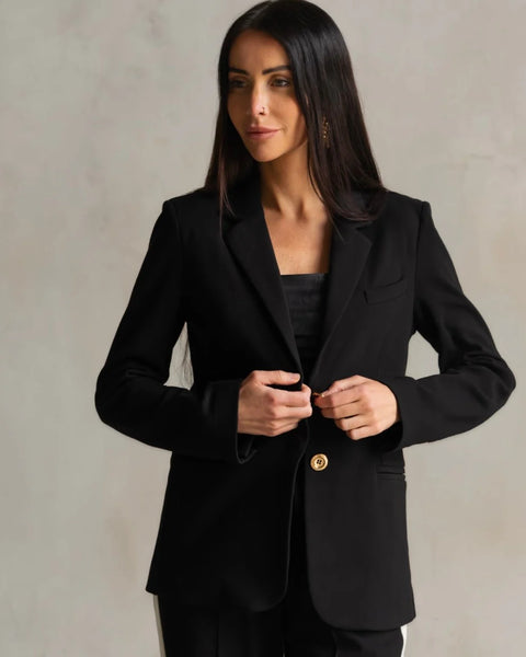 Care Tucker Morrison Interlock Blazer-Black