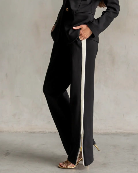 Care Tucker Jordan Interlock Track Pant-Black