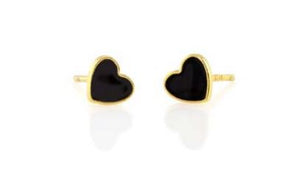 Kris Nations Petite Heart Enamel Studs