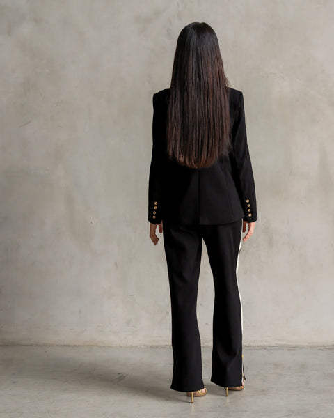 Care Tucker Jordan Interlock Track Pant-Black