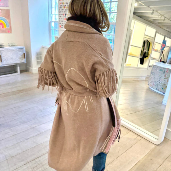 Kerri Rosenthal Cali Fringe Cardigan