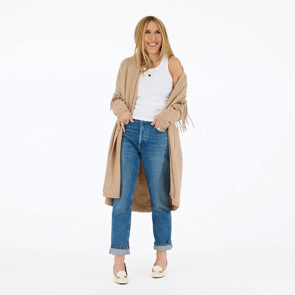 Kerri Rosenthal Cali Fringe Cardigan