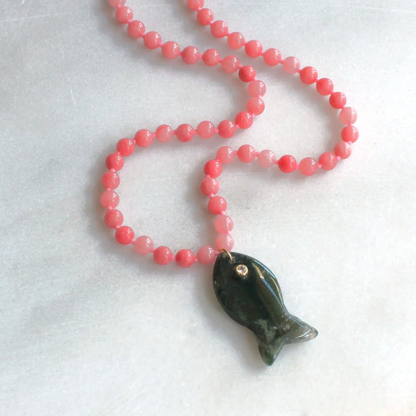 The Silver Wren Calla Necklace